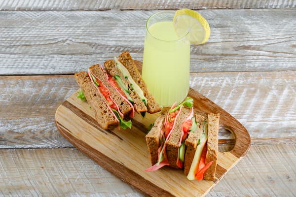Fitness fuel sandwich with wholesome filling