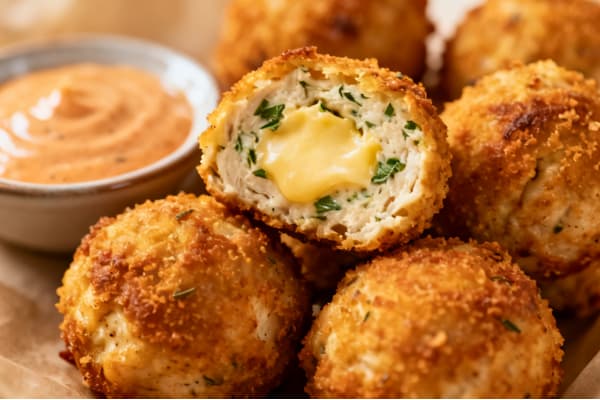 Keto Chicken Cheese Balls